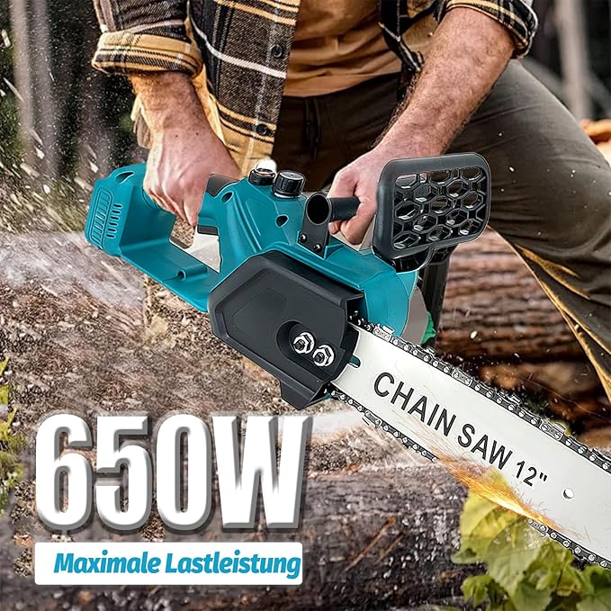 Chainsaw in-use cutting scenario